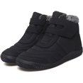 thumbnail image 5 of Women Winter Snow Boots Warm Furry Lined Ankle Booties Hook and Loop Outdoor Walking Womens Boots, 5 of 14