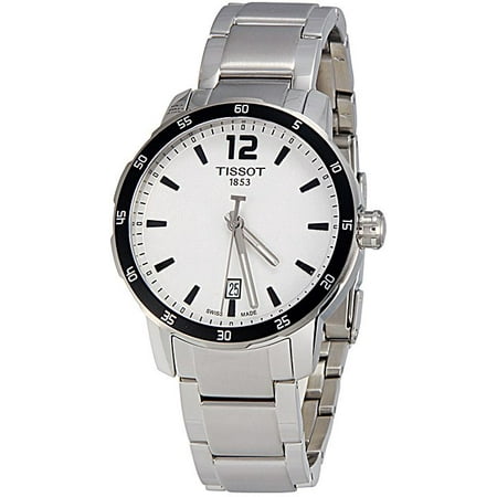 - T0954101103700 Quickster Mens Watch - Silver Dial Quartz Movement