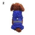 thumbnail image 2 of Walbest Double Layer Pet Dog Clothes Raincoat, Waterproof Hooded Dog Apparel Acrylon Rain Jacket Pet Cat Puppy Costume for Pet Puppy Small Medium Dogs, 2 of 7