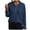 Navy, variant on AherBiu Sweatshirt Hoodie for Women Long Sleeve 1/4 Button High Neck Pullover Comfy Casual Loose Tops