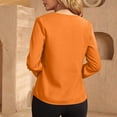 thumbnail image 4 of ZyeKqe Satin Blouses for Women Dressy Casual Long Sleeve Work Shirts V Neck Business Top Loose Office Blouses, 4 of 7