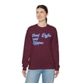 thumbnail image 7 of Hippo Hippopotamus Sweatshirt Gifts Crew Neck Shirt Long Sleeve Unisex, 7 of 7