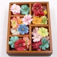 thumbnail image 4 of 10Pcs 4.5cm Fake Blossom Head Artificial Simulation Plum Flower Head Home Decoration for Wedding Blue Fabric, 4 of 8