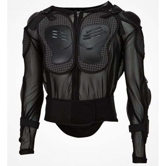 CNV Professional Full Body Motocross Armor Jacket, Protective Guard Gear with Reinforced Chest and Spine Protection, Breathable Mesh Riding Suit for Mountain Biking and Racing