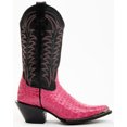 thumbnail image 2 of Idyllwind Women's All In Exotic Caiman Western Boot Pointed Toe Fuchsia 7 M  US, 2 of 7