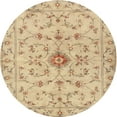 thumbnail image 1 of Ahgly Company Indoor Round Traditional Brown Persian Area Rugs, 4' Round, 1 of 6