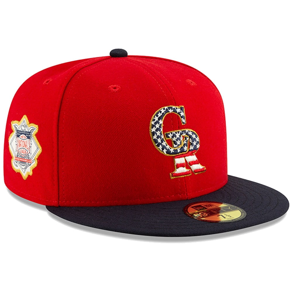 Field 59FIFTY Fitted Hat - Red/Navy 