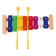 thumbnail image 1 of 1 Set Wooden Xylophone with Eight Notes Musical Instrument Toy for Early Cognitive Development Children Xylophone Toy, 1 of 9