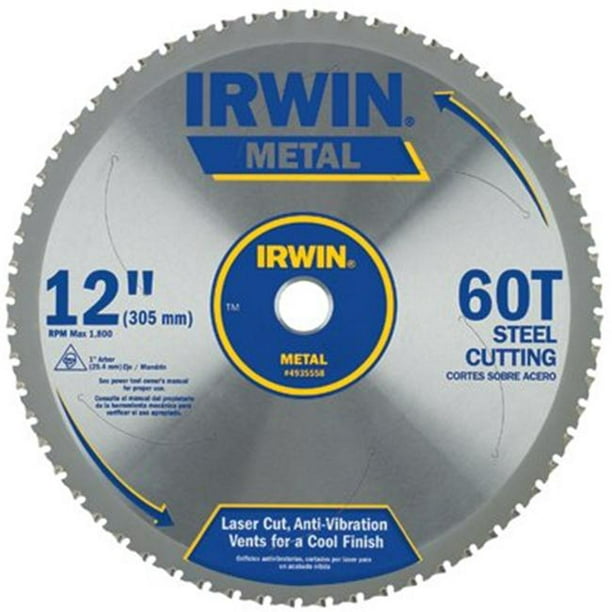 Irwin 585-4935558 12 Pouces 60T Mc - Acier Ferreux