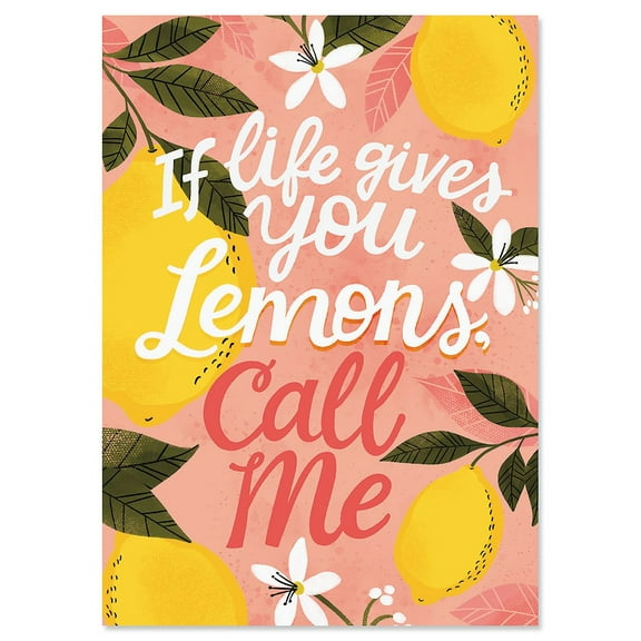 Current Lemons Friendship Card, Single Card with Envelope