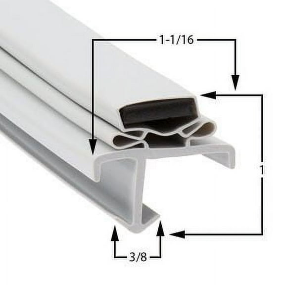 American Panel Compatible 35 13/16 x 75 7/16 Door Gasket