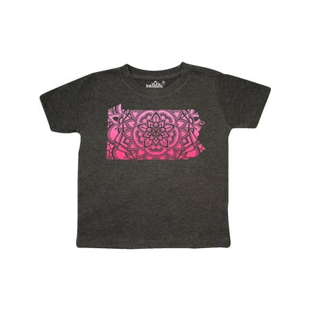 

Inktastic Pennsylvania Silhouette Mandala Gift Toddler Boy or Toddler Girl T-Shirt
