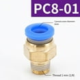 thumbnail image 1 of Bgsha 10pcs PC Air Pipe Connector High Temperature and Pressure Corrosion Resistant, 1 of 8