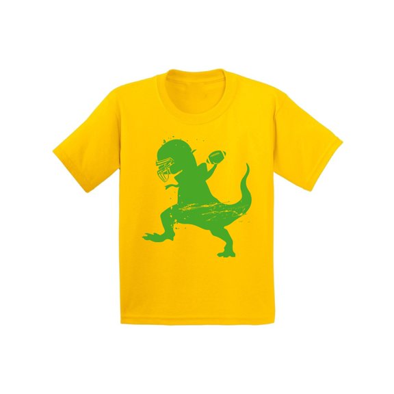 Awkward Styles American Football Dinosaur Youth Shirt Dinosaur Shirt for Boys American Football Fans Girls American Football Outfit Football Shirt for Kids Dinosaur Gifts American Football T Shirt