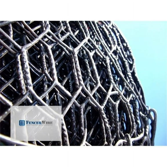 Fencer Wire NV19-B3X150MF34 150 ft. x 12 x 36 in. Vinyl Coated Hex Netting