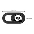 thumbnail image 1 of KONTONTY Webcam Slider Cover for Laptops Tablets ABS Material Black Home Use 3pcs Strong Adhesive Privacy Security Camera Cover with Smooth Slide Design, 1 of 8