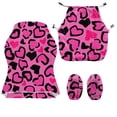 thumbnail image 4 of Whosucclay Pink Love Leopard Print Gaming Chair Slipcover Stretch Gaming Chair Seat Cover with Zipper Gamer Chairs Protector Fits Most Office/PC Chairs & Racing Style Seats, 4 of 8