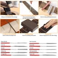 thumbnail image 5 of Kit de herramientas de reparación y mantenimiento de guitarra de 54 piezas, instrumentos de cuerda, herramientas de luthier, accesorios de cuidado de limpieza de guitarra eléctrica oso de fresa Electrónica, 5 of 5