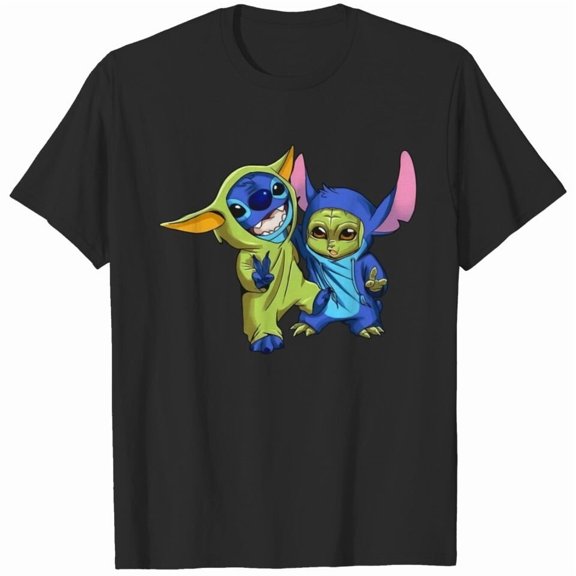 Cute Alien Babies Funny Cartoon Inspired Shirt Unisex Size S-3XL, Fantasy Creature Tee, Animation Outfit, Cute Gift