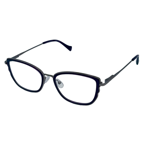 Lucky Brand Womens Purple Metal Butterly Eyewear Frame D116 54mm