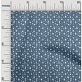 thumbnail image 2 of oneOone Tissu Polyester Spandex Bleu Sarcelle Abstrait Matériel de Robe Tissu Imprimé Tissu au Mètre 56 Pouces de Large, 2 of 5