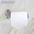 thumbnail image 1 of Household 304 Stainless Steel Black Silver Towel Rack Durable Paper Towel Rack Set Bathroom, 1 of 9