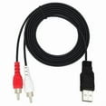 thumbnail image 4 of USB To 2RCA Composite Sound Video Converter Cable Accessories For Streaming Media Camcorder To PC/TV Sound Transfer 1.5m, 4 of 10