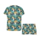 thumbnail image 4 of Conjunto de pijama corto para mujer con estampado tropical de tigre LKS301, 4 of 4