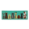 thumbnail image 1 of Linen Chest Row of Cats Doormat, 1 of 2