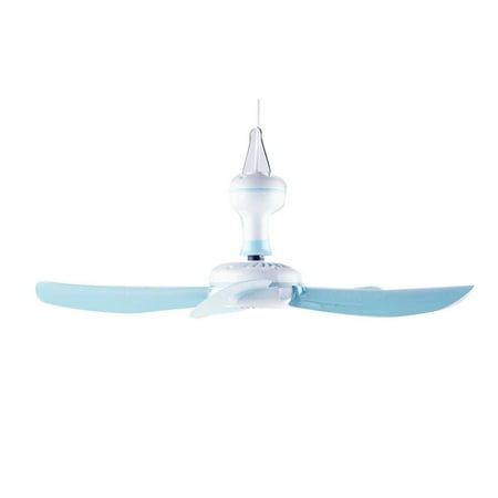 

Summer 5-Leaf Dormitory Mini Ceiling Fan PP Copper Core Energy Saving Mute Silence Breeze Hanging Fan