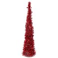 thumbnail image 2 of YAOMOBB Quick Assembly Christmas Tree Glittering Christmas Pencil Tree Stable Base Foldable Realistic Indoor Outdoor Decoration, 2 of 7