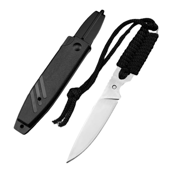 440C Steel Fixed Blade Knife, 3.07'' Blade with Sheath, EDC Camping Tool