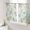 Teal Beige, variant on Sheer Curtains 45 Inch Length 2 Panels Set for Kitchen, Sage Green Starfish Semi Sheer Curtains for Windows, Coastal Nautical Seahorse Conch Voile Window Treatments Rod Pocket Curtain