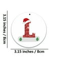 thumbnail image 2 of Holloyiver Christmas Tree Decoration Pendant Personalized Christmas 26 Letter Ornaments Christmas Tree Letter Decoration Pendant for Xmas Tree Home Decor, 2 of 9