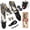 Black- Japanese, variant on Art Tribute Adjustable Guitar Strap with Pick Pocket 2 Strap Locks and 2 Picks for Electric, Bass and Acoustic Guitars - Roses