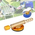 thumbnail image 3 of BOROCO Válvula de tubo de gas para camping, adaptador de repuesto de gas de latón, válvula de conmutación para estufa de seguridad, válvula de conmutación para acampar al aire libre, color amarillo, 3 of 5