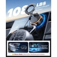 thumbnail image 3 of JJEAN-Upgraded Car Phone Holder for Magsafe [108+LBS Strongest Suction & 3000gf Magnetic] Vacuum Magnetic Phone Holders for Your Car 360° Adjustable Car Phone Mount for iPhone & Android Orange, 3 of 4