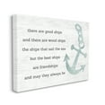 thumbnail image 3 of Stupell Industries Inspirational Friendship Quote Boat Ship Anchor Silhouette Graphic Art Gallery Wrapped Canvas Print Wall Art, Design by Daphne Polselli, 3 of 7