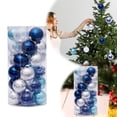 thumbnail image 2 of Christmas Tree Decoration 30pcs Set Transparent Christmas Set Christmas Tree Pendant Christmas Decoration, 2 of 9