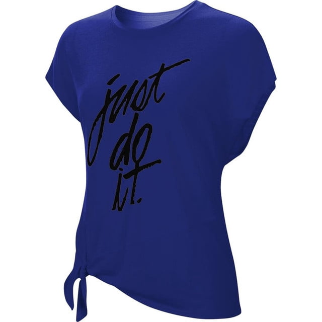 Playera Nike Mujer Dri-Fit Azul CI9801455