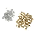 thumbnail image 1 of 50 Set Star RIVET Studs Punk Bolsa Cuero DIY Craft Accesorio - Oro, # 6 perfecl Botones de BRICOLAJE, 1 of 8