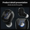 Linjieee Earbuds for Computer with Microphone Earphone Glasses Earbuds
