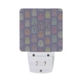 thumbnail image 2 of Cute Colorful Specters Halloween LED Night Light Sensor Lamp Plug-in Adjustable Brightness 2 Pack, 2 of 7