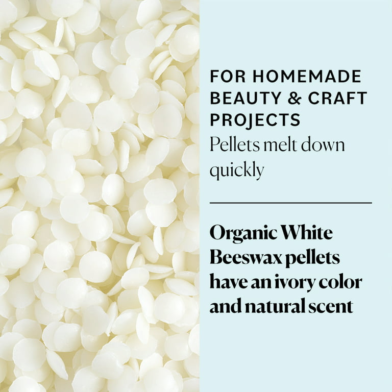 Sky Organics Organic White Beeswax Pellets, Pure USDA Certified Organic for  DIY & Craft Projects, 16 Oz