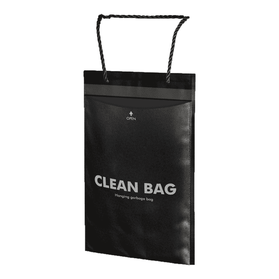 Black Leakproof Waterproof Car Trash Bags, 50 Pcs for Car, SUV, Truck