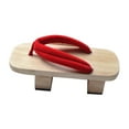 thumbnail image 4 of GUOOL Japanese Wooden Clogs Fashion Slippers for Travel Apartment Cosplay 40 Size, 4 of 9