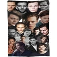 thumbnail image 2 of Blanket Bill Skarsgard Throw Flannel Blankets UltraSoft Micro Fleece Blanket Warm Cozy Plush Gift for Room Decoration Sofa,Office Bed car Camp Couch Beach, 2 of 9
