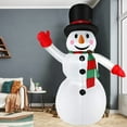 thumbnail image 6 of 8FT Christmas Inflatables Snowman Outdoor Decorations, Blow up Snow Man Yard Decor Built-in Bright LED, Weatherproof Holiday for Garden Patio Lawn Party Xmas Gifts, 6 of 10