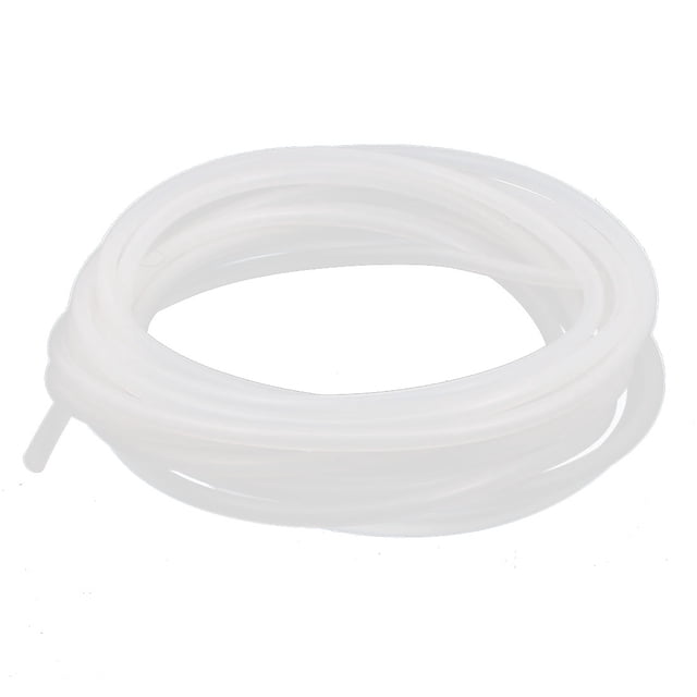 Bomba de aire de agua de 3 mm x 5 mm de silicona translúcida Tubo Tubo Manguera de 5 metros largo 16.4 pies