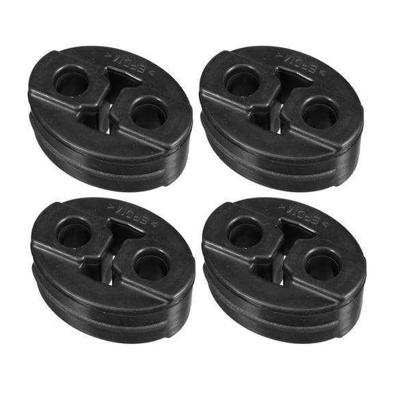 13mm 2 Holes Muffler Exhaust Hanger Bushing Rubber Mount Bracket Car Tail Pipe Bushings Kit Support 4pcs